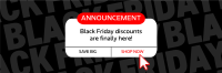 Generic Black Friday Twitter Header Preview
