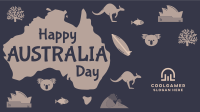 Australia Icons Facebook Event Cover Design