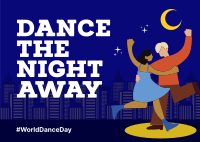 Dance the Night Away Postcard Design