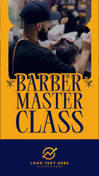 Retro Barber Masterclass Instagram reel Image Preview