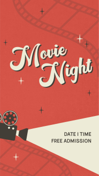 Film Movie Night Instagram Reel Image Preview