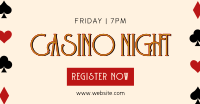 Casino Night Elegant Facebook ad Image Preview