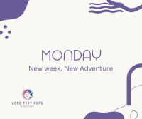 Monday Adventure Facebook Post Design