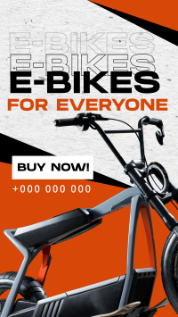 Minimalist E-bike  TikTok video Image Preview