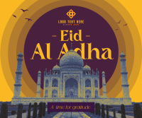 Eid Al Adha Temple Facebook Post Design