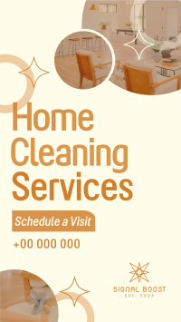 Modern Cleaning Service YouTube Short Image Preview