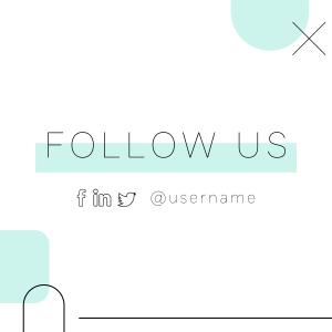 Modern Minimalist Follow Us Instagram post Image Preview