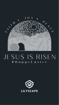 He Has Risen Instagram story Image Preview