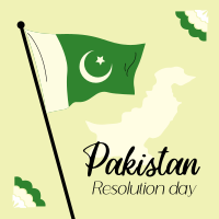 Pakistan Day Flag Linkedin Post Image Preview