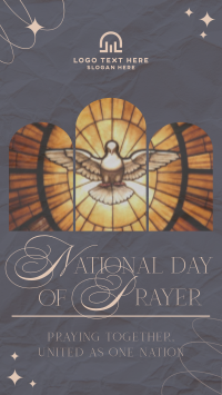 Elegant Day of Prayer Instagram story Image Preview