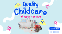 Quality Childcare Services Facebook Event Cover Design