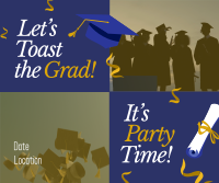 Elegant Graduation Facebook Post Design