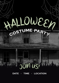 Haunted Halloween Party Flyer Image Preview