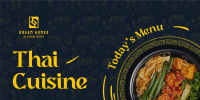 Thai Cuisine Twitter post Image Preview