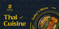 Thai Cuisine Twitter post Image Preview