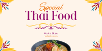 Special Thai Food Twitter post Image Preview
