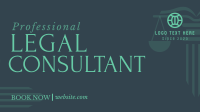Professional Legal Consultant Facebook event cover Image Preview
