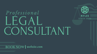 Professional Legal Consultant Facebook event cover Image Preview