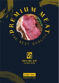 Premium Meat Flyer Image Preview