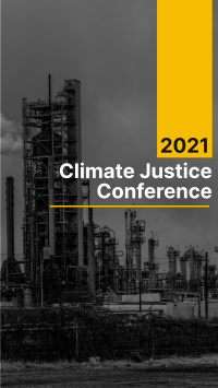 Climate Justice Conference YouTube Short Design