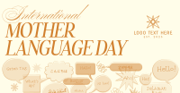 Modern Nostalgia International Mother Language Day Facebook ad Image Preview