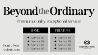 Elegant Premium Services Animation Preview