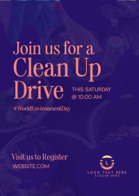 Clean Up Drive Poster Design