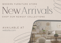 Minimalist Furniture Store Postcard Image Preview