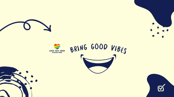 Bring A Good Vibes YouTube Banner Design Image Preview