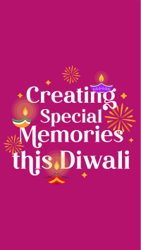 Diya Diwali Wishes Facebook Story Design