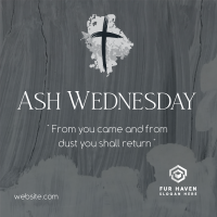 Ash Wednesday Celebration Linkedin Post Image Preview