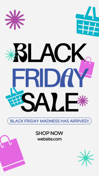 Minimalist Black Friday TikTok Video Image Preview