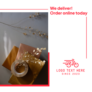 Online Delivery Instagram post Image Preview