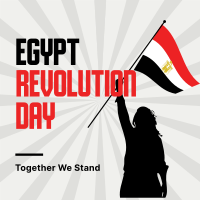 Egypt Revolution Day Linkedin Post Image Preview