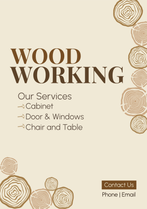 Woodworking Flyer Image Preview