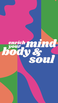 Mind Body & Soul Facebook Story Design