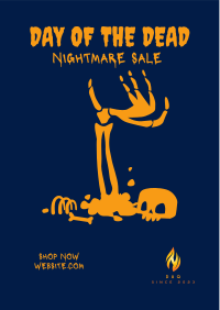 Day Of The Dead Sale Flyer Image Preview