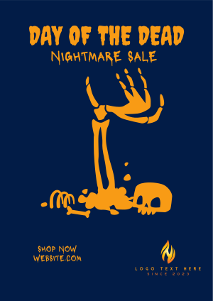 Day Of The Dead Sale Flyer Image Preview