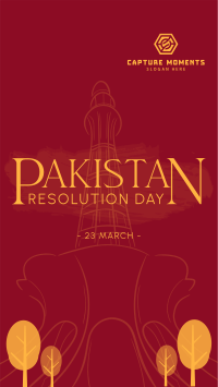 Pakistan Day Landmark Facebook Story Design