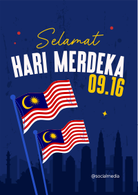Hari Merdeka Malaysia Flyer Image Preview