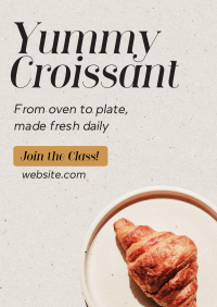 Baked Croissant Flyer Image Preview