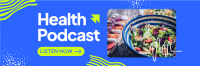 Health Podcast Twitter Header Design