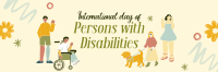 Persons with Disability Day Twitter Header Design