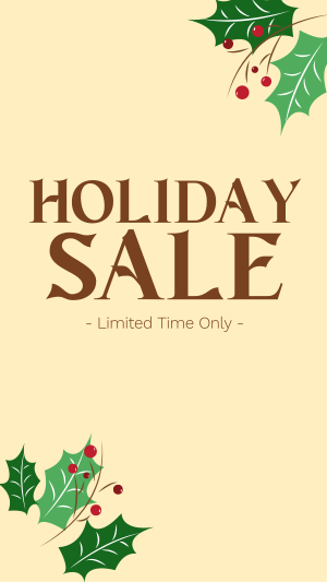 Holiday Sale Instagram story