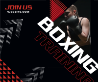 Join our Boxing Gym Facebook Post Design