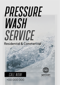 Pressure Wash Business Flyer Image Preview