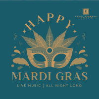 Mardi Gras Party Instagram post Image Preview