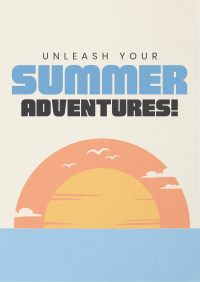 Minimalist Summer Adventure Flyer Image Preview