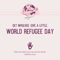 World Refugee Day Dove Linkedin Post Image Preview