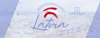Latvia Independence Day Facebook Cover Design